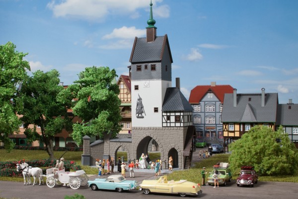 Auhagen 12342 H0/TT-Modellbausatz, Stadttor