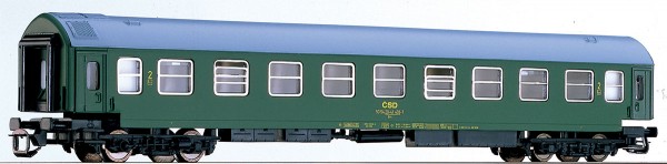 Tillig 13649 TT-Schnellzugwagen 2. Klasse Ep. IV, eingestellt bei der ČSD