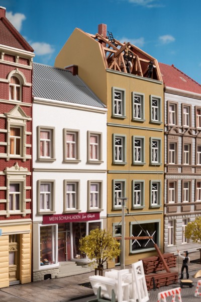 Auhagen 11463 H0-Modellbausatz, Stadthäuser Schmidtstraße 31/33