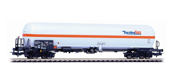 Piko 54667 H0-Druckgaskesselwagen, Ep. VI, der "Tyczka Gas", eingestellt bei der D-TTGGE