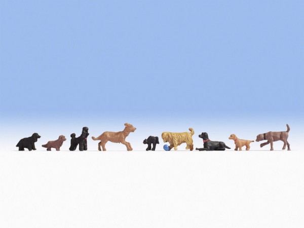 Noch 15719 H0-Figuren, "Hunde"