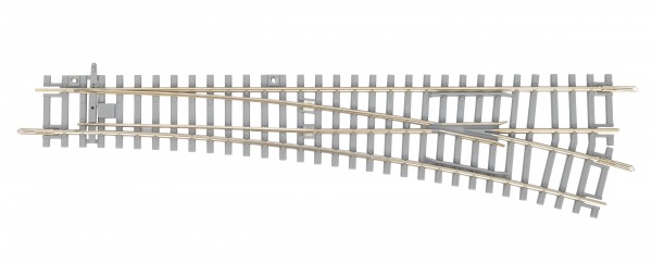 Piko A-Gleis, 55171 H0 - Weiche mit Betonschwellen, rechts "BS-WR" für DC-Gleissystem