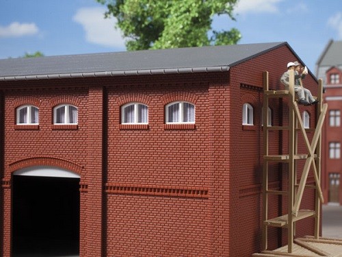 Auhagen 80214 H0-BauKastenSystem / Bauteile: Fenster M weiß