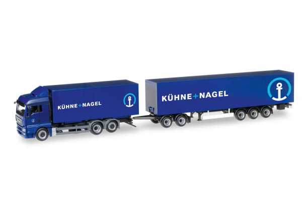 Herpa 306591 H0 - LKW-Modell: MAN TGX XLX Euro 6 Eurocombi "Kühne & Nagel"