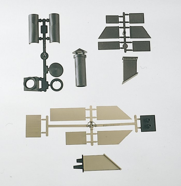 Piko 62812 G-Bahn / Bauteile: Sort. Kamine