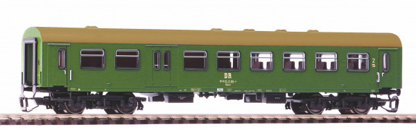 Piko 47609 TT-Reko-Reisezugwagen d. 2. Kl., m. Gepäckabteil, in grün/brauner Farbgebung Ep.IV, d. DR