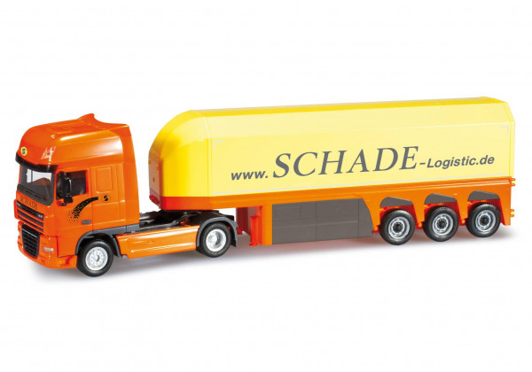 Herpa 302340 H0 - LKW-Modell: Glastransport-Sattelzug, DAF XF 105 SSC der Spedition "Schade"