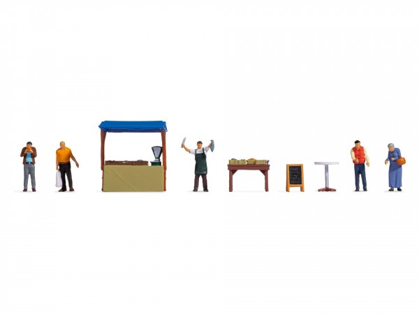 Noch 16228 Figuren-Themenwelt &quot;Fischstand&quot;