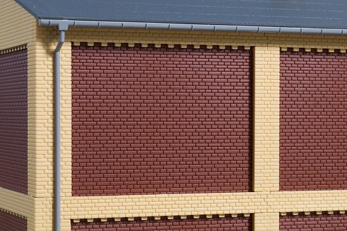 Auhagen 80526 H0-BauKastenSystem / Bauteile: Wände 2532D rot