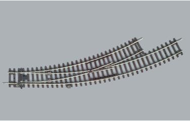 Piko A-Gleis, 55227 H0 - Weiche links "BWL-R3" für DC-Gleissystem