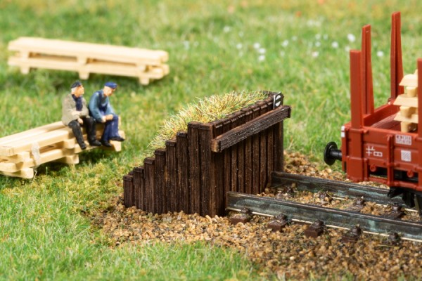 Auhagen 44655 N-Gleisbau, Prellbock, Holz