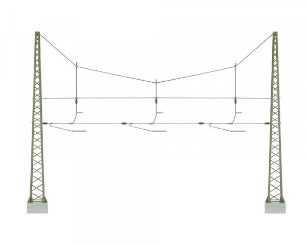 Viessmann 4262 TT-Oberleitungssystem, Quertragwerk über 3 Gleise