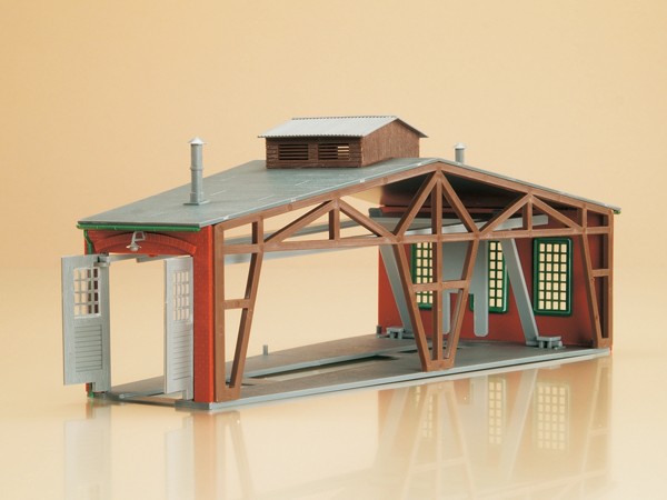 Auhagen 13281 TT-Modellbausatz, Ergänzungsteile für Ringlokschuppen