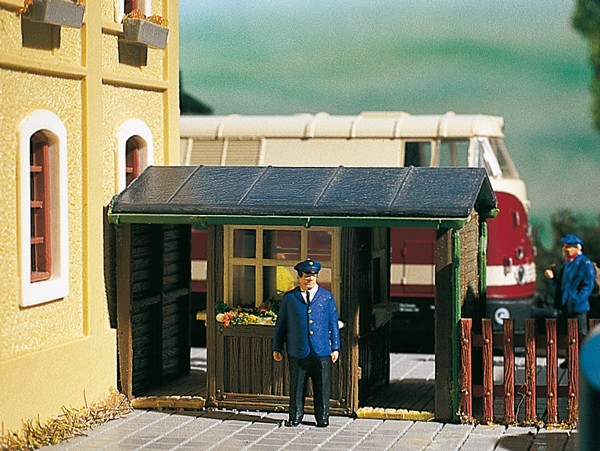 Auhagen 11337 H0-Modellbausatz, "Bahnsteigsperre"