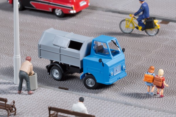 Auhagen 41645 H0-Fahrzeug-Modell, Multicar M22 mit Abfallsammelbehälter