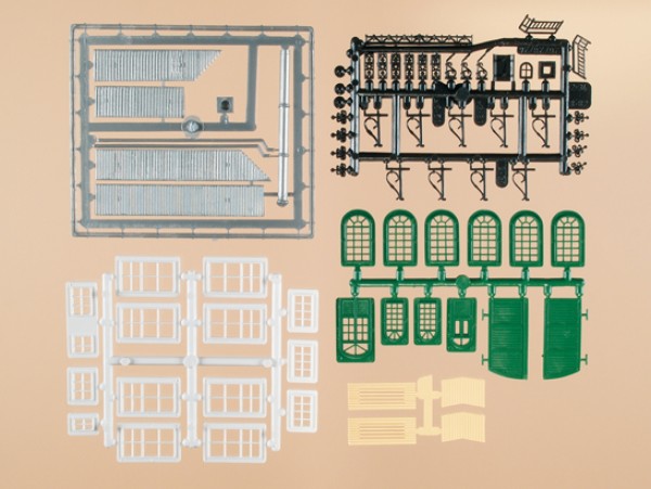 Auhagen 48551 H0/TT-Bauteile: Bastelset für Industriegebäude