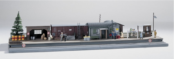 Piko 61112 H0-Modellbausatz, Behelfsbahnstation