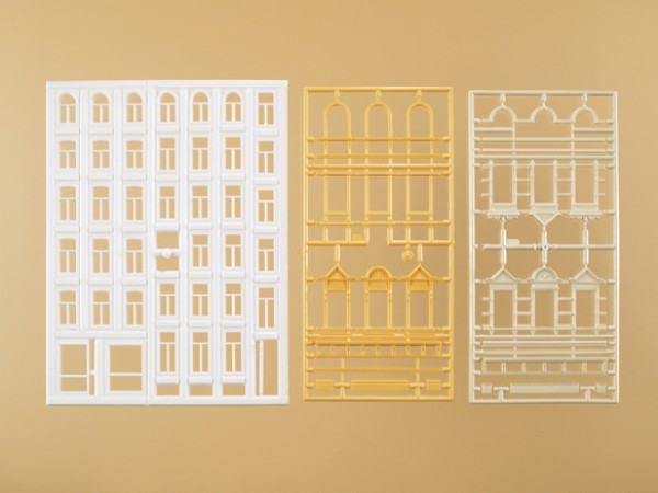 Auhagen 48651 H0/TT-Bauteile: Fenster und Gewände für Wohngebäude