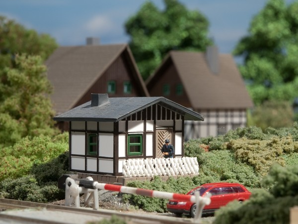 Auhagen 14455 N-Modellbausatz, Schrankenwärterhaus