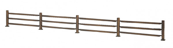Piko 62280 G-Bahn Zubehör für Ausgestaltung, Holzzaun (ca. 1,6m)