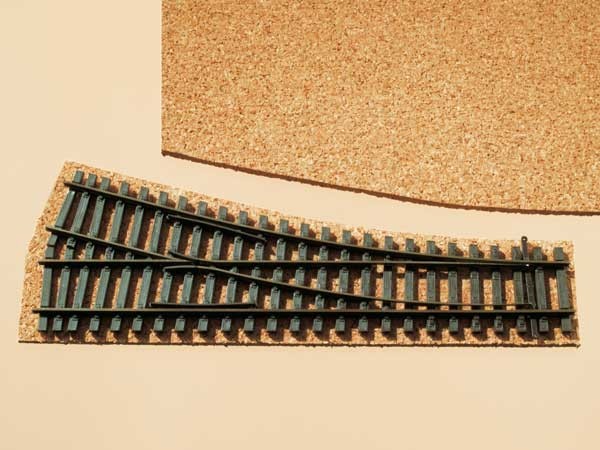 Auhagen 43580 TT-Gleisbau, Korkgleisbettung für Weichen