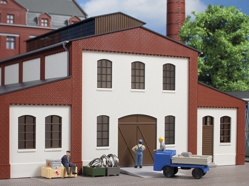 Auhagen 80718 H0-BauKastenSystem / Bauteile: Wände 2391E geputzt, Industriefenster L