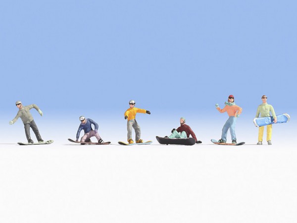 Noch 15826 H0-Figuren, "Snowboarder"