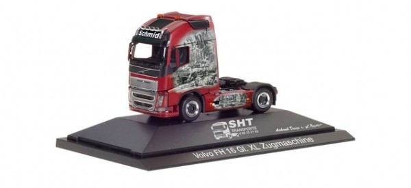 Herpa-Fahrzeugmodell, 110945 LKW-Modell: Solo-Sattelzugmaschine, Volvo FH 16GL XL, &quot;SHT Transporte&quot;