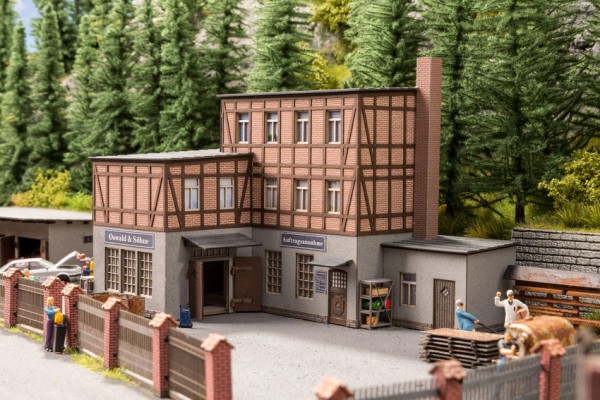Noch 66316 H0-Modellbausatz, Klempnerei "Oswald & Söhne"