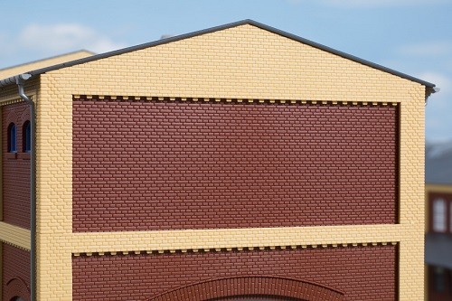 Auhagen 80528 H0-BauKastenSystem / Bauteile: Wände 2532F rot