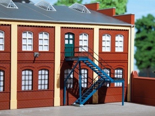 Auhagen 80101 H0-BauKastenSystem / Bauteile: Außentreppe