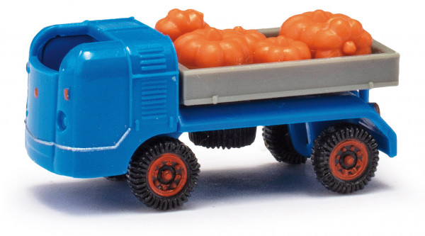 Mehlhose 211003212 N-Fahrzeug-Modell, Multicar M21, mit 3-Seitenkipper in blau & Ladung