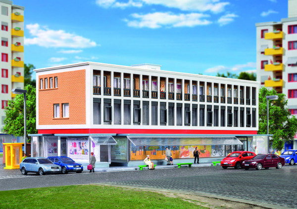 Kibri 37121 N-Modellbausatz, Geschäftshaus