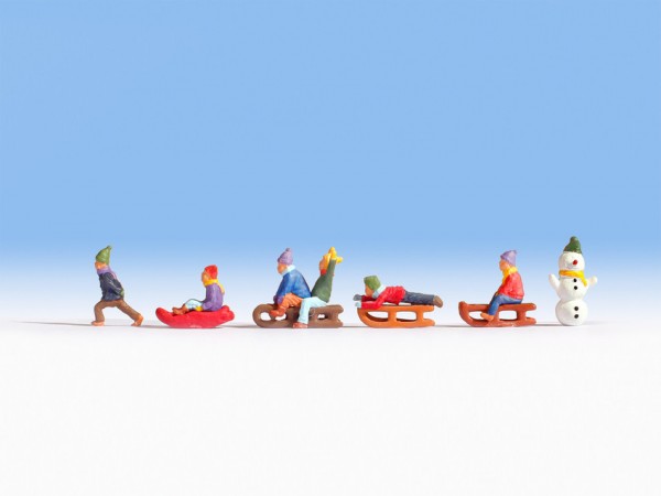 Noch 15819 H0-Figuren, "Kinder im Schnee"