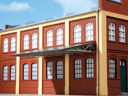 Auhagen 80302 H0-BauKastenSystem / Bauteile: Rampendächer, Schauer
