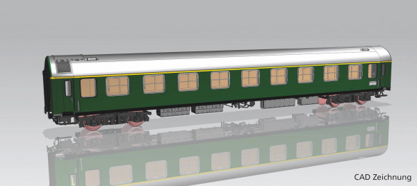 Piko 58550 H0-DC-Reisezugwagen / Schnellzugwagen 1. Kl. Ep. IV, eingestellt bei der DR