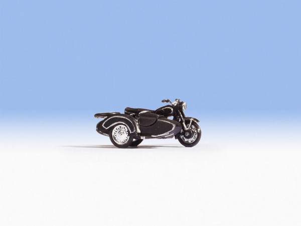 Noch 16402 H0-Fahrzeug-Modell; Motorrad "BMW R60" mit Seitenwagen