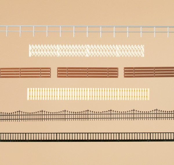 Auhagen 12260 H0/TT-Ausgestaltungs-Zubehör, Zäune, Geländer