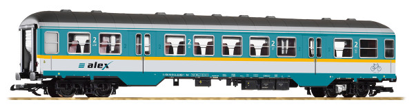 Piko 37627 G-Bahn, Nahverkehrswagen 2. Klasse, (Bauart - Bnd) Ep. VI, eingestellt bei der Alex GmbH