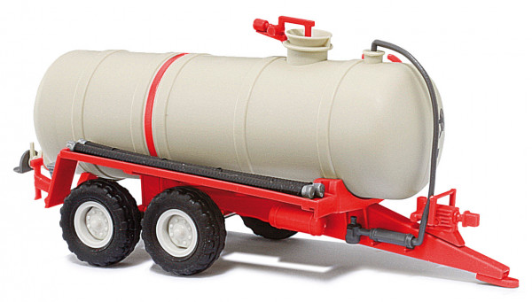 Busch 42860 H0-Fahrzeug-Modell, Güllefassanhänger (Flüssigmistanhänger) 100.27,-rot