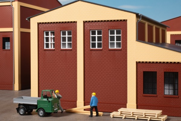 Auhagen 80531 H0-BauKastenSystem / Bauteile: Wände 2579B rot