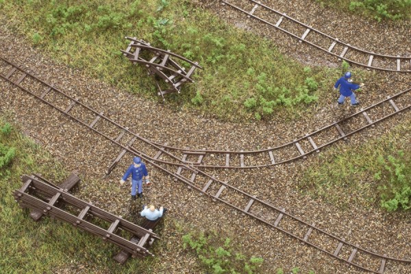 Auhagen 43701 TT-Sonstiges Zubehör "Feldbahngleis" - Attrappen