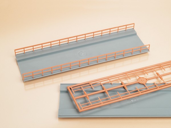 Auhagen 48596 H0/TT-Geländebau, Fahrbahnen &amp; Geländer