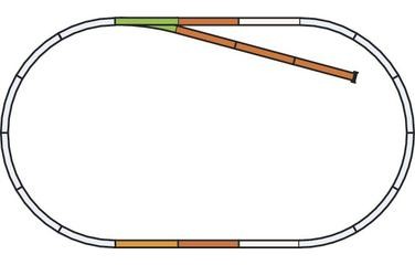Piko A-Gleis, 55310 H0 - Gleis-Set "Set B", mit Modellgleis für DC-Gleissystem