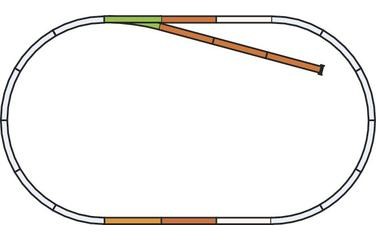 Piko A-Gleis, 55310 H0 - Gleis-Set &quot;Set B&quot;, mit Modellgleis für DC-Gleissystem