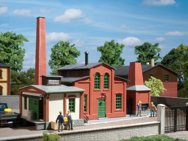 Auhagen 12244 H0/TT-Modellbausatz, Gaswerk