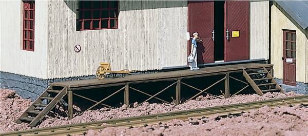 Piko 62287 G-Bahn Zubehör für Ausgestaltung, Rampen für Lagerschuppen
