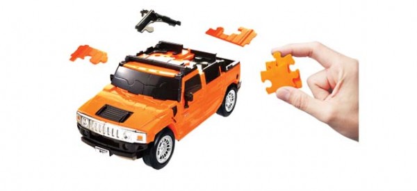 Herpa-Fahrzeugmodell, 80657100 Puzzle Fun 3D "Hummer"