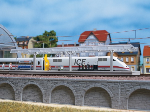 Auhagen 13303 TT-(Modellbausatz)/Gleisbau, Bahnsteig