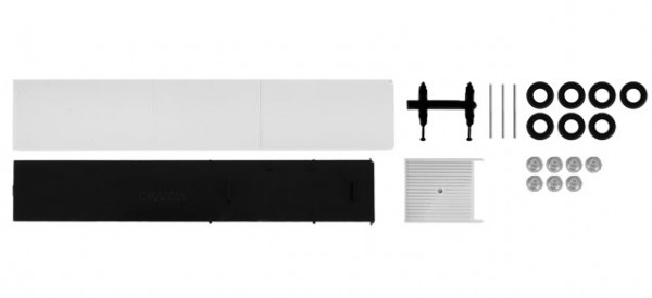 Herpa-Fahrzeugmodell, 084420 Gardinenplanenauflieger, (Bausatz) 2 Stück